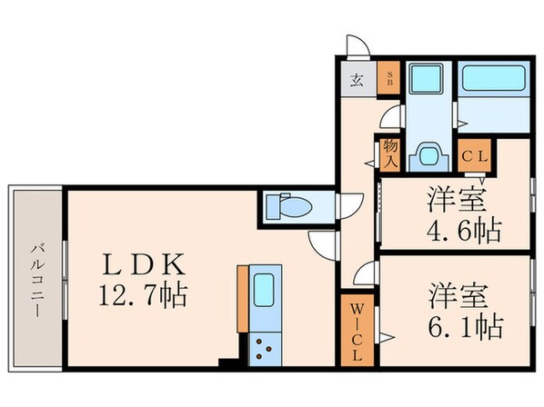 仮)アザレア熊本の物件間取画像